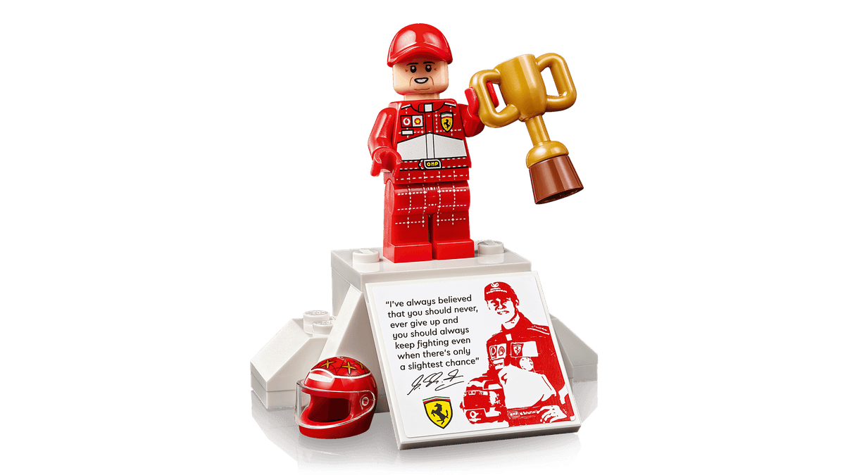 LEGO 11375 - Icons, Ferrari F2004 og Michael Schumacher
