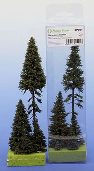Hovedbilde Model Scene - Grantrær, 5 pk