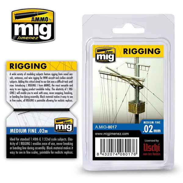 Hovedbilde Ammo - Rigging, Superfine 0,02mm