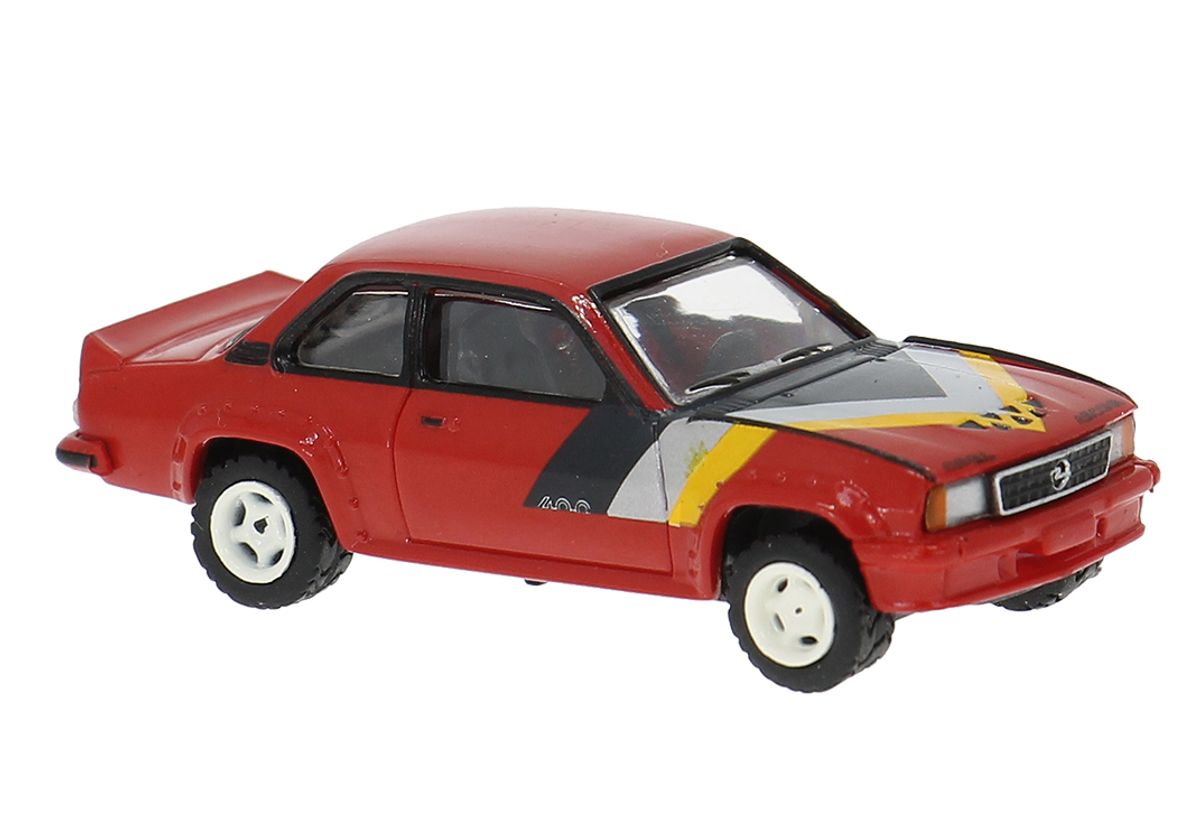 Brekina - Opel Ascona B i400, rød/grå
