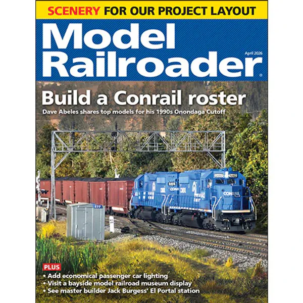 Hovedbilde Model Railroader, april 2026