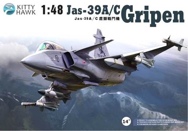 Hovedbilde Kitty Hawk - 1/48 Jas-39A/C Gripen