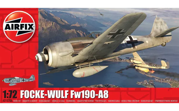 Hovedbilde Airfix -  1/72 Focke Wulf Fw190A-8