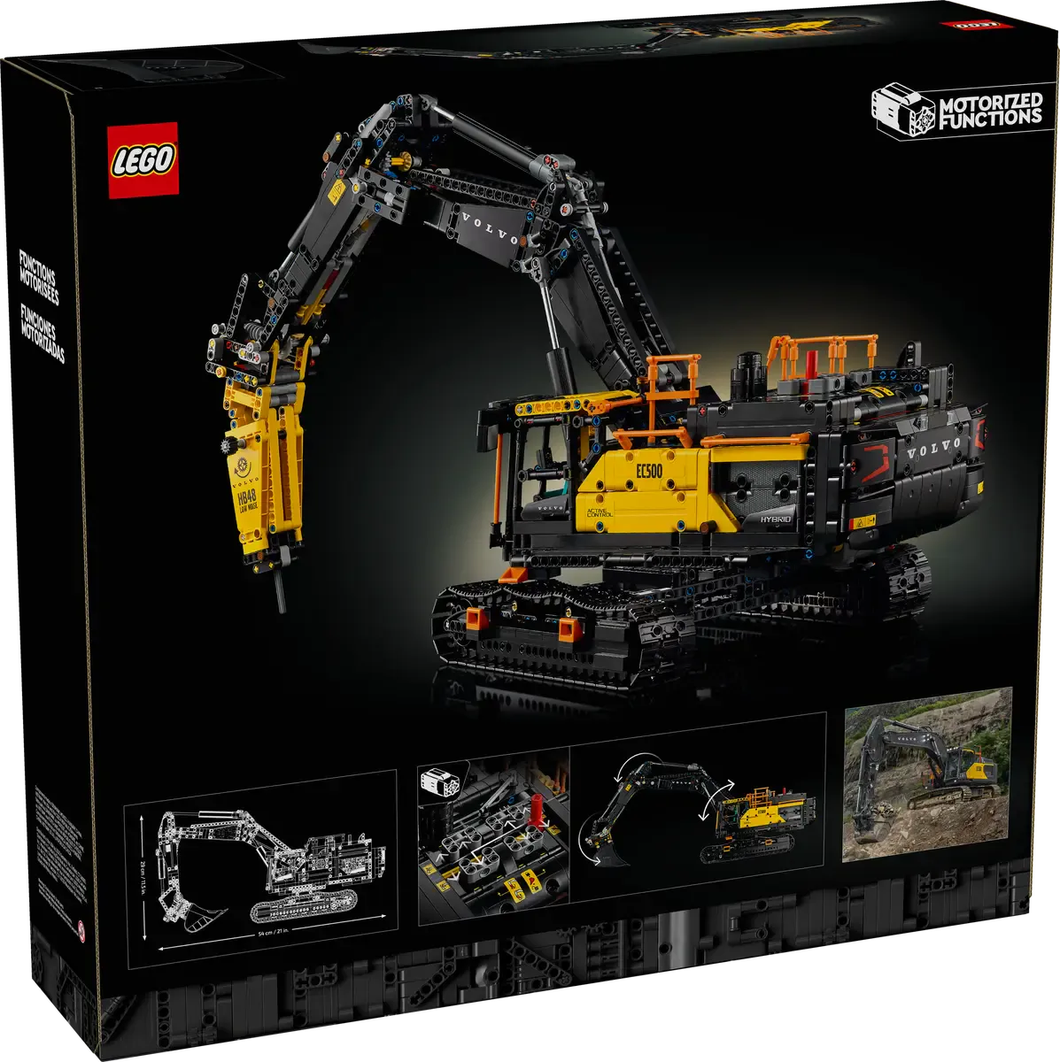 LEGO 42215 Volvo EC500 Hybrid gravemaskin
