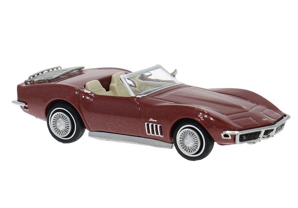 Hovedbilde Brekina - Chevrolet Corvette C3, mørkerød