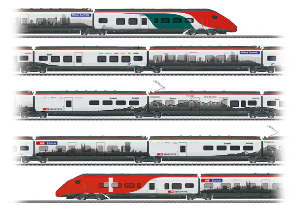 Hovedbilde Märklin - SBB motorvognsett. 