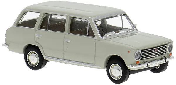 Hovedbilde Brekina - Fiat 124 stasjonsvogn, grå