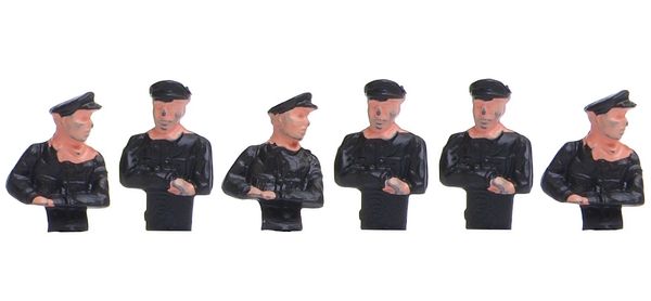 Hovedbilde Roco - Figursett, lokfører og fyrbøter, 6 stk