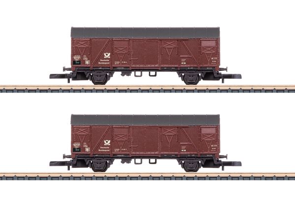 Hovedbilde Märklin Z-skala - DB Post godsvognsett med 2 vogner