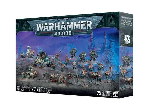 Hovedbilde Warhammer 40K, Leagues of Votann battleforce, Cthonian Prospect