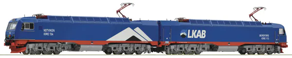 Hovedbilde Roco - LKAB IORE 134 + 113 dobbeltlok 
