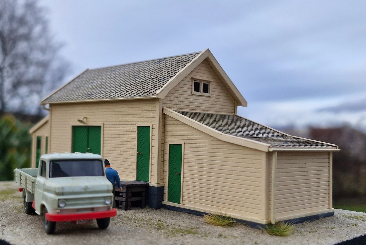 Modellbygg - Haukeland godshus