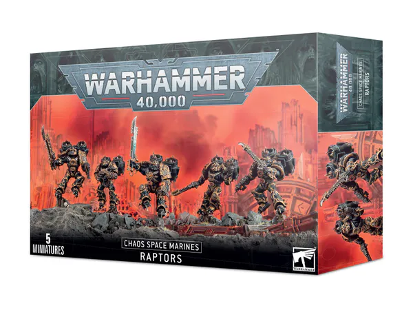 Hovedbilde Warhammer 40K, Chaos Space Marines, Raptors