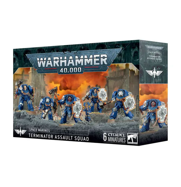 Hovedbilde Warhammer 40K, Space Marines, Terminator Assault Squad