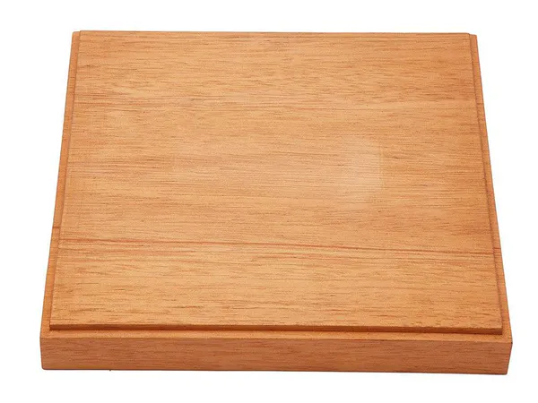 Hovedbilde Dioramabase i tre, kvadratisk, 15cm