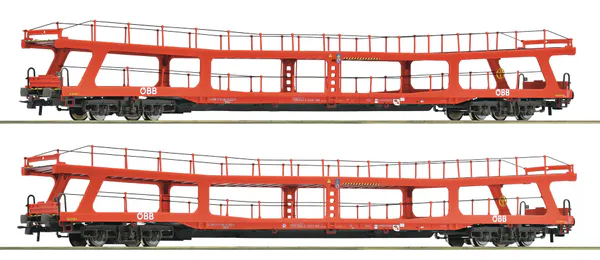 Hovedbilde Utgående vare - Roco ÖBB biltransportvogn, sett