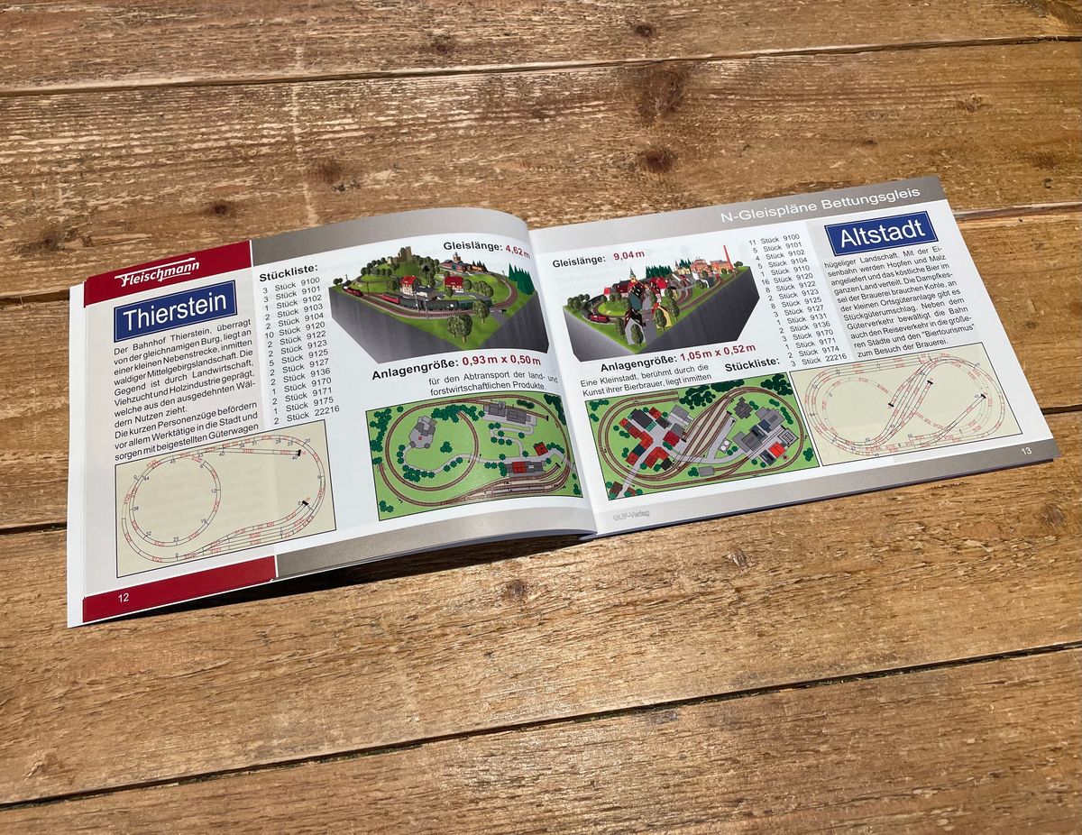 Fleischmann N-skala - Sporplansbok