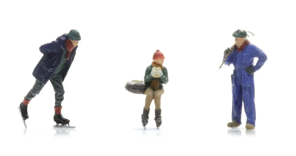 Artitec - Figursett, skøyteløpere